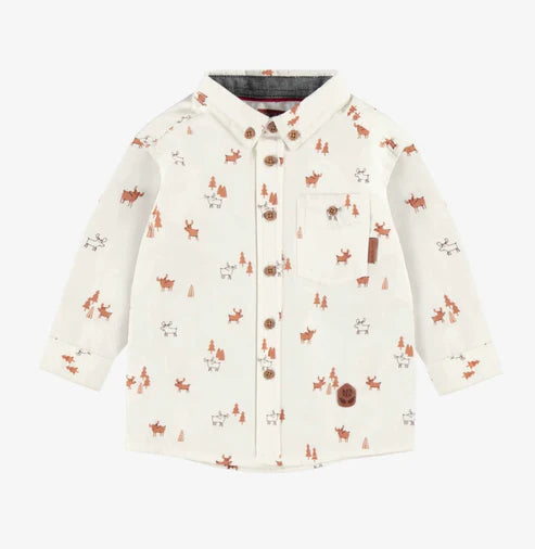 Baby Cream Reindeer Shirt