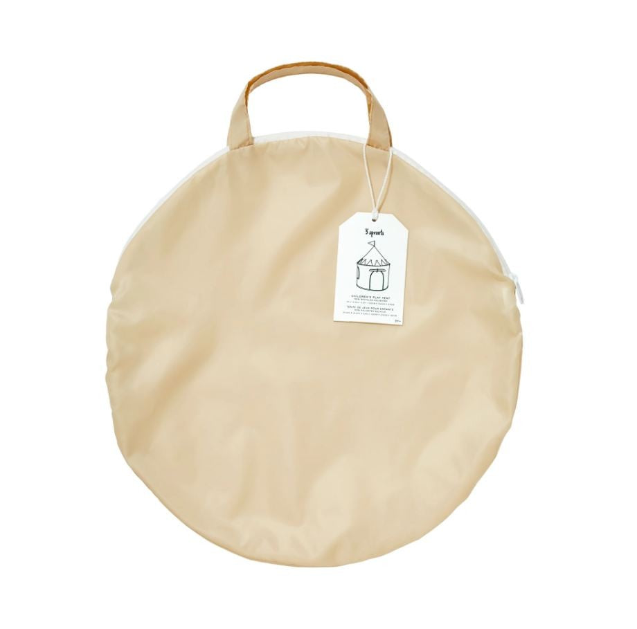 Recycled Fabric Play Tent - Beige