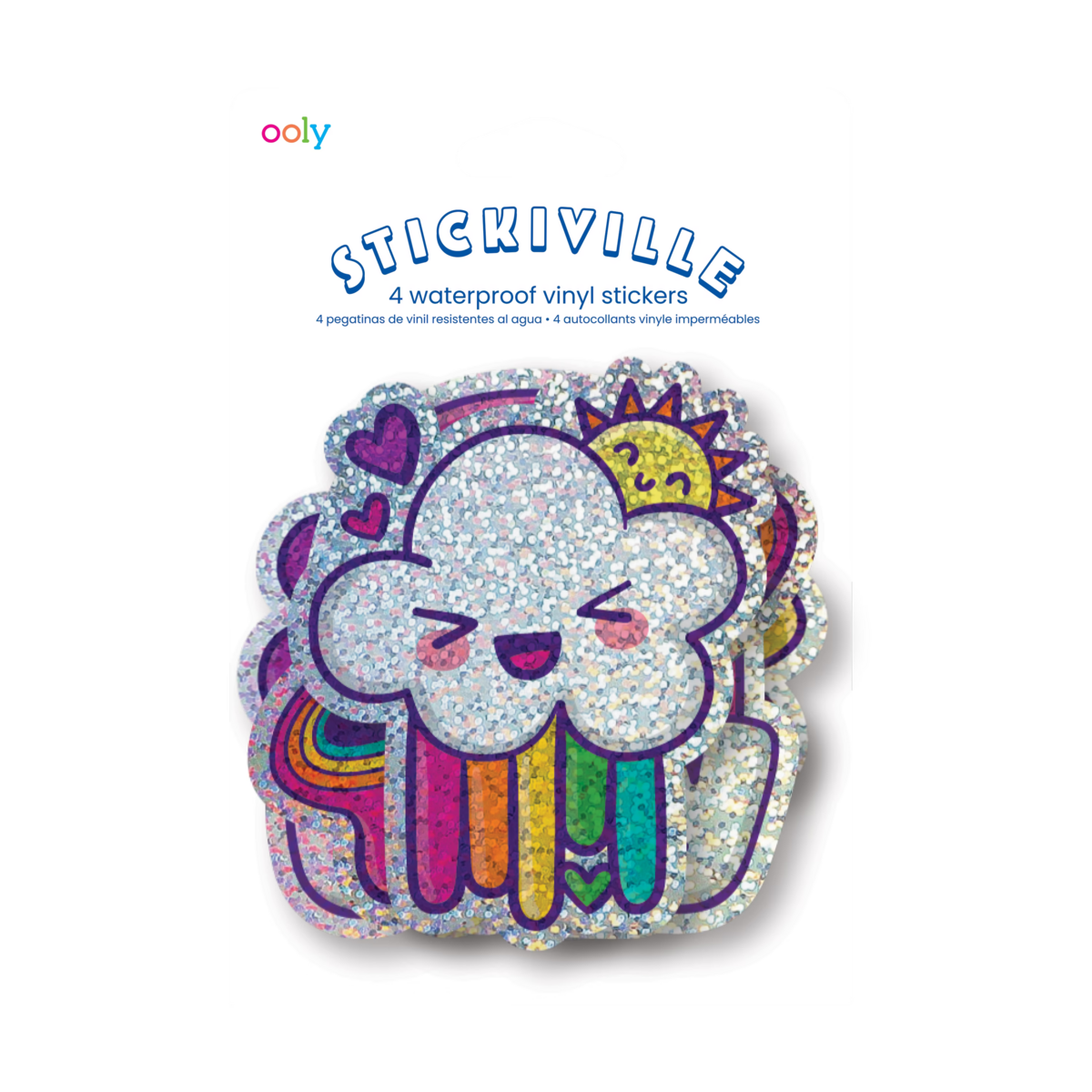 Stickiville Vinyl Stickers - Happy Rainbows