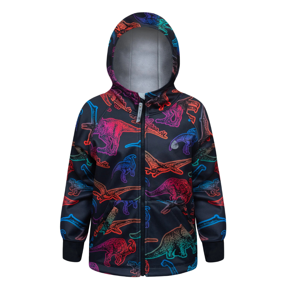 All-Weather Hoodie - Neon Dino