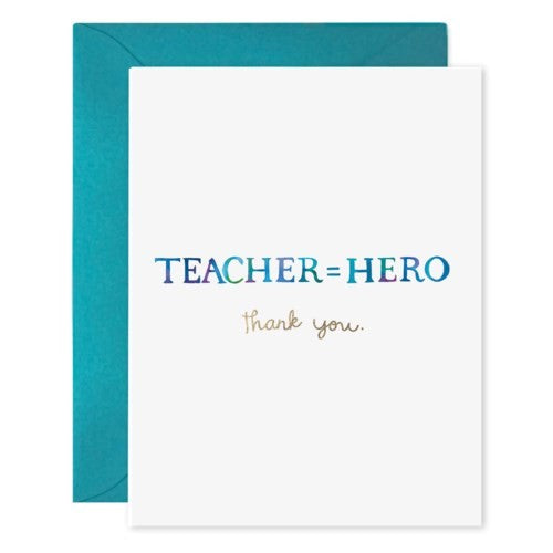 Thank You Teacher Greeting Card