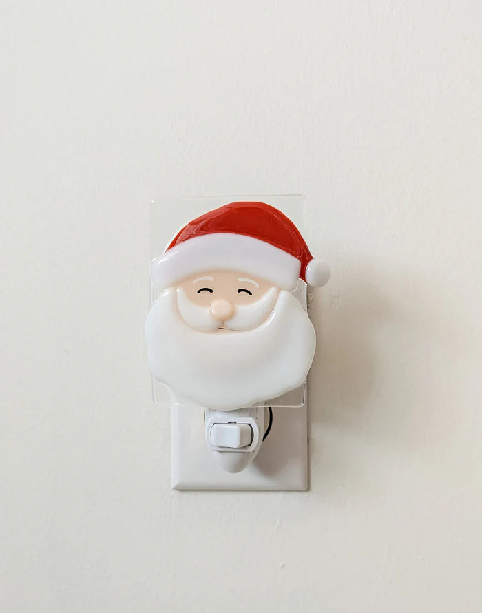 Glass Nightlight - Santa