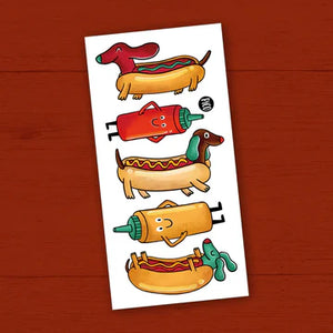 Temporary Tattoos - Ketchup the Wiener Dog