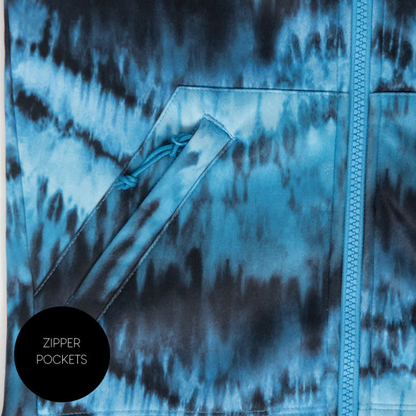 All-Weather Hoodie - Stone Tie Dye