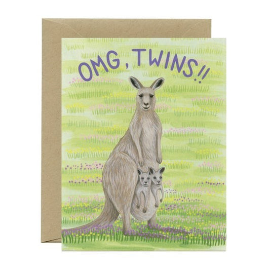 OMG TWINS!! Greeting Card