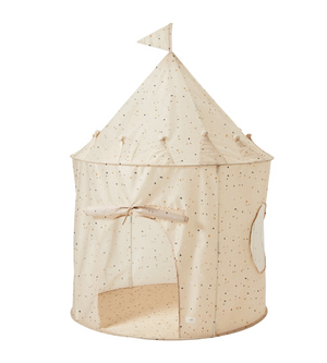 Recycled Fabric Play Tent - Terrazzo Beige