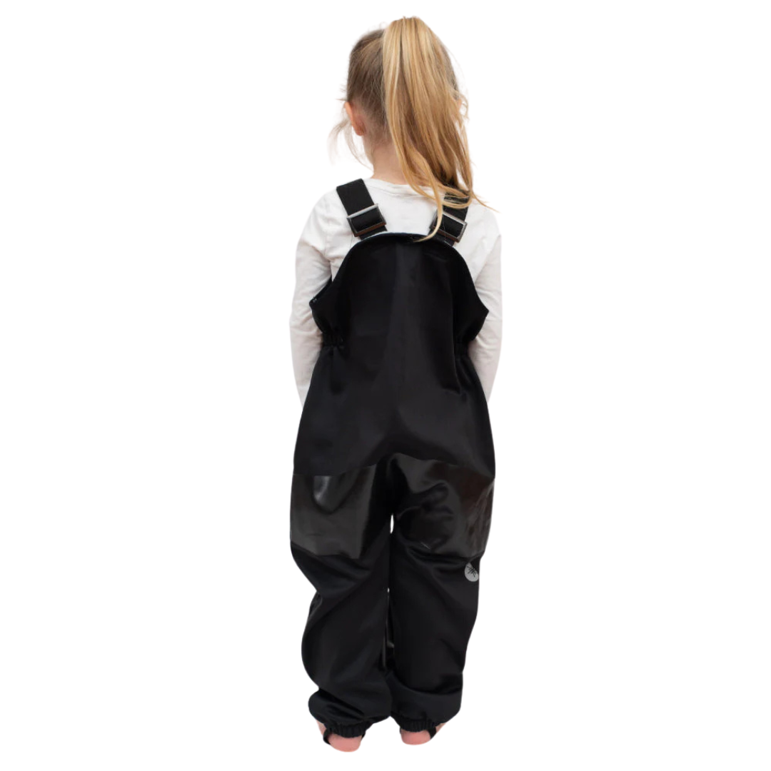 All-Weather Fleece Overalls - Black