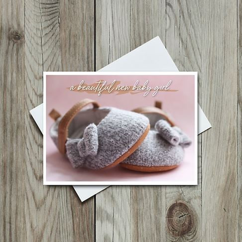 A Beautiful New Baby Girl Greeting Card