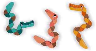 Articulated Pocket Snake & Crocodile