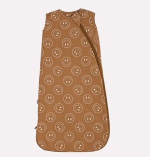 Pip + Phee Bamboo Sleep Bags 1.0 TOG - Caramel Smileys