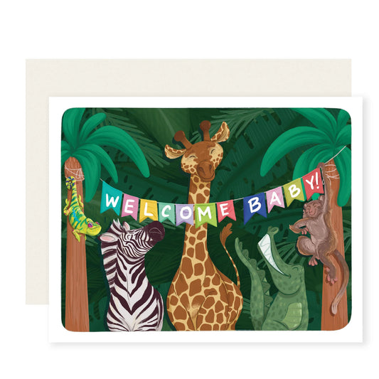 Jungle Baby Greeting Card