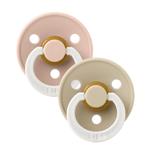 BIBS Pacifier 2PK - Blush Glow/Vanilla Glow