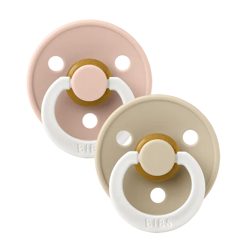 BIBS Pacifier 2PK - Blush Glow/Vanilla Glow