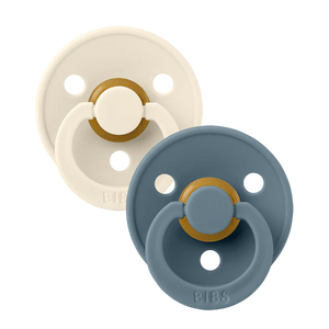 BIBS Pacifier 2PK - Ivory/Petrol