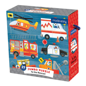 25-Piece Jumbo Puzzle - To the Rescue