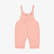 Baby Pink Cotton Overall