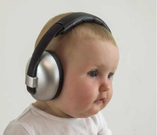 Baby Hearing Protection Earmuffs - Silver