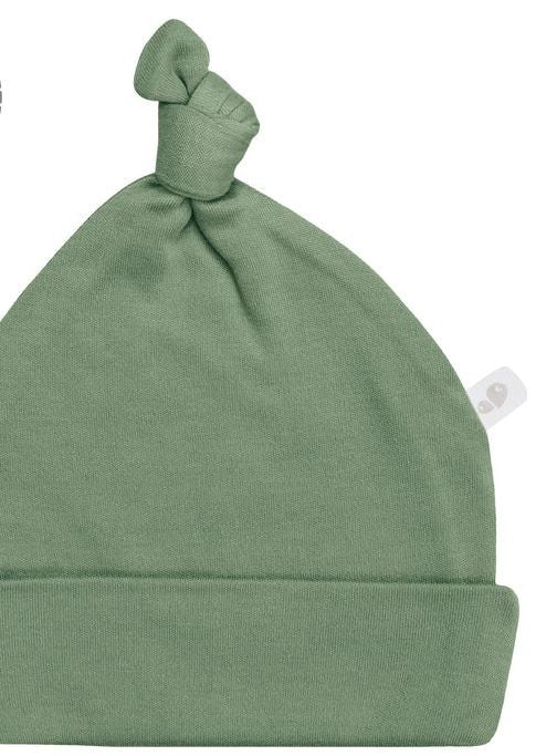 Bamboo Knotted Hat - Hunter Green