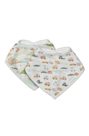 Muslin Bandana Bib Set - Camper Vans