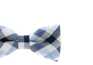 Bow Tie - Light Blue Plaid