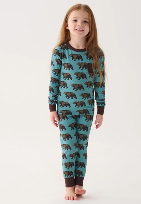 Boys Bamboo Pajama Set - Bears