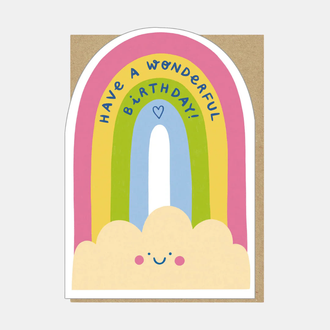 Rainbow Birthday Greeting Cards