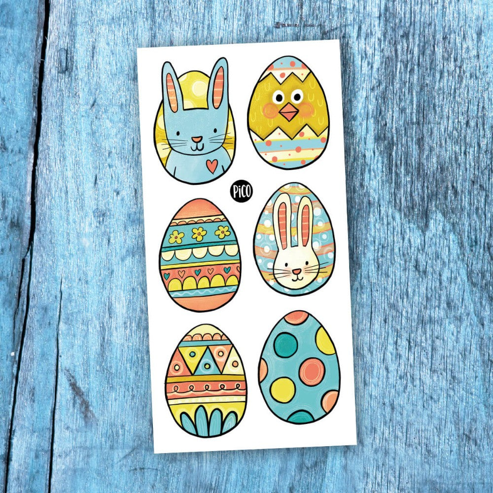 Temporary Tattoos - Easter Eggs