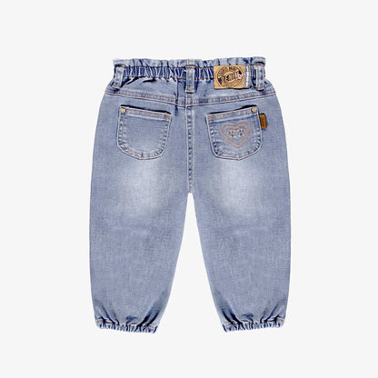 Baby Stretch Denim Pants in Light Blue