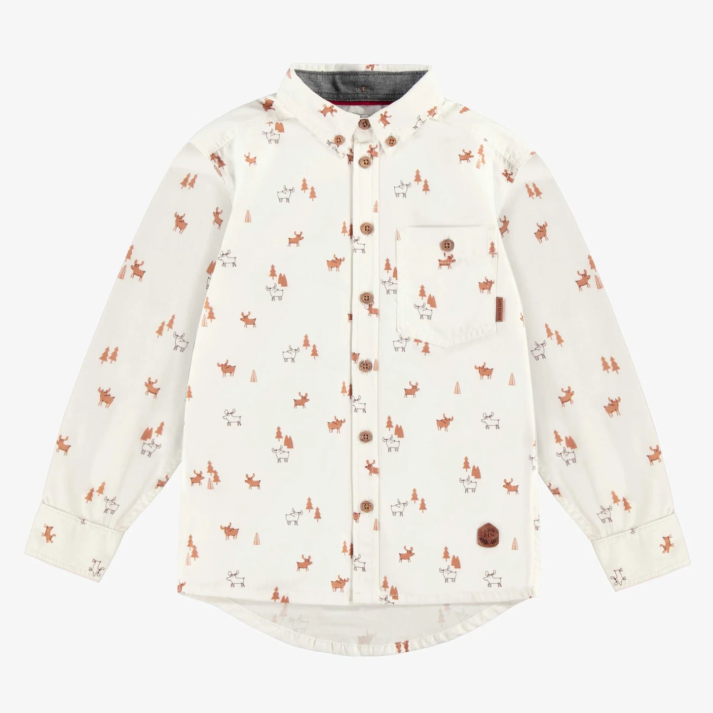 Child Cream Reindeer Shirt