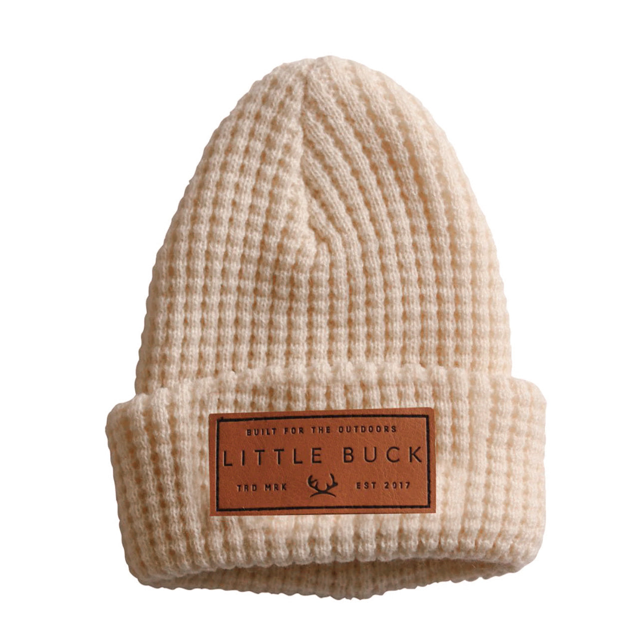 Waffle Cabin Beanie - Ivory Cream