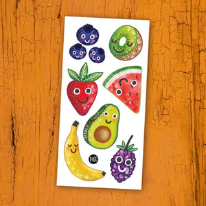 Temporary Tattoos - Crazy Fruits