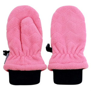 Fleece Mittens - Watermelon Pink