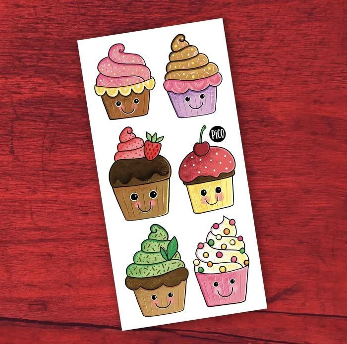 Temporary Tattoos - Gourmet Cupcakes