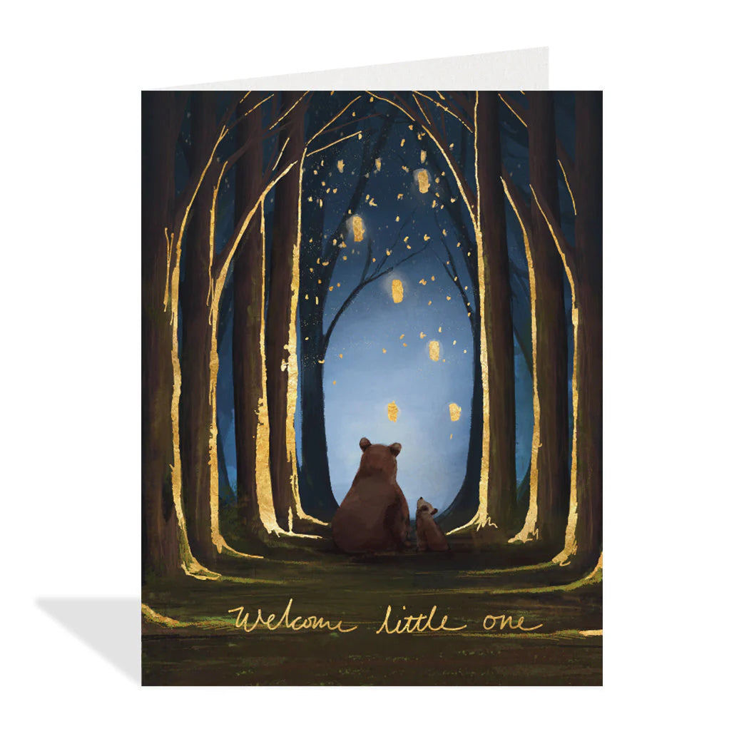 Nighttime Cub Greeting Card