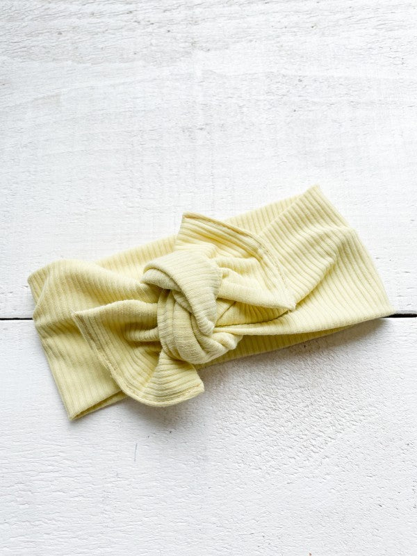 Headband - Textured Lemon