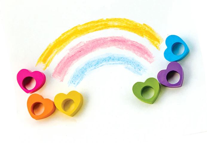 Heart Ring Crayons