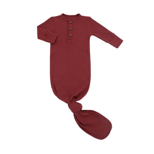 Sleep Gown - Ribbed Burgundy