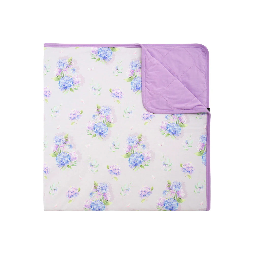 Child Blanket 1.0 TOG - Hydrangeas / Violet