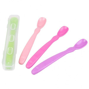 Infant Spoons with Travel Case (4PK) - Butterfly