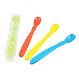 Infant Spoons with Travel Case (4PK) - Primary