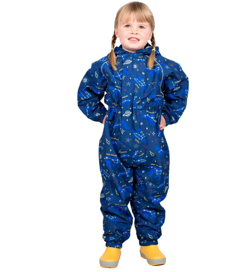 Kids Thin-Lined Rain Suits - Constellations