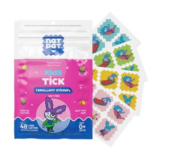 Kids Tick Repellent Stickers | Insect Repellent Stickers (24 Pack)