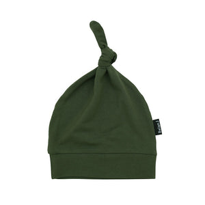 Knotted Hat - Forest Green