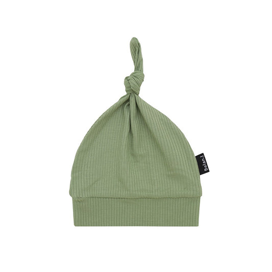 Knotted Hat - Ribbed Clover