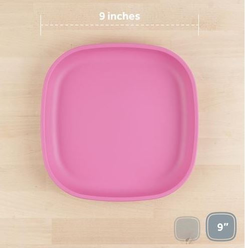 Large 9" Flat Plate - Bright Pink