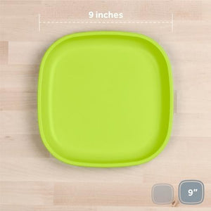 Large 9" Flat Plate - Green