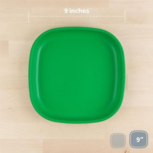 Large 9" Flat Plate - Kelly Green