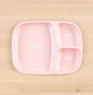 Large Divided Plate - Ice Pink