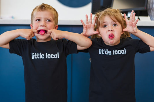 Little Local Crew Neck T-Shirt - Black