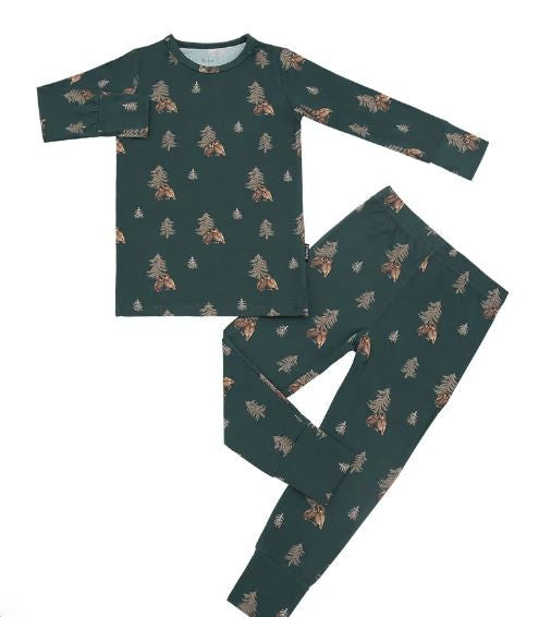 Long-Sleeve PJ Set - Owls